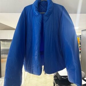Yeezy Vibrant Blue Puffer Jacket